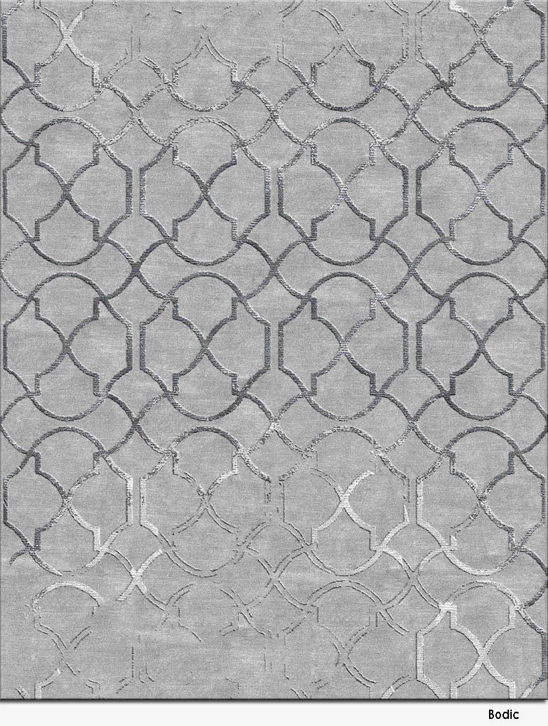 新中式简单浅灰色几何纹理图案地毯贴图