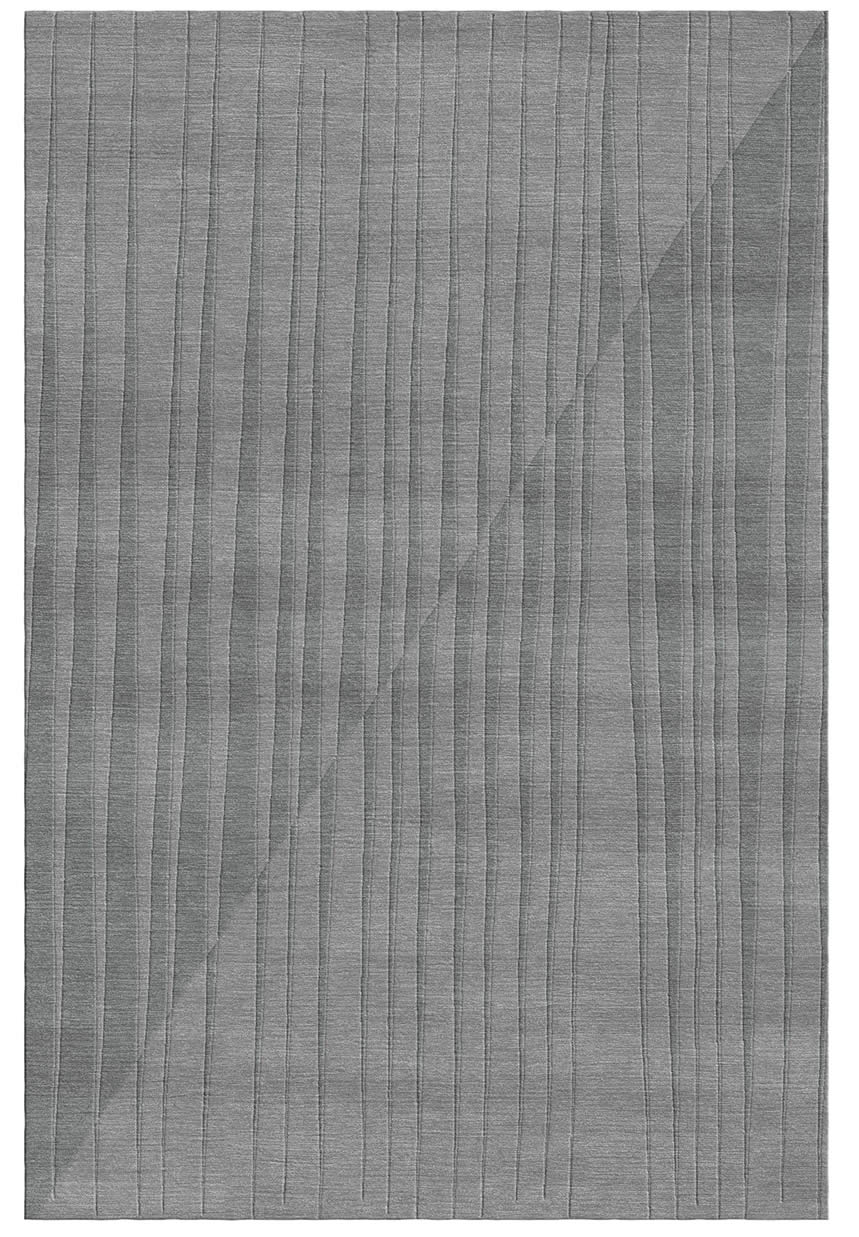 现代简约深灰黑色几何纹理图案地毯贴图