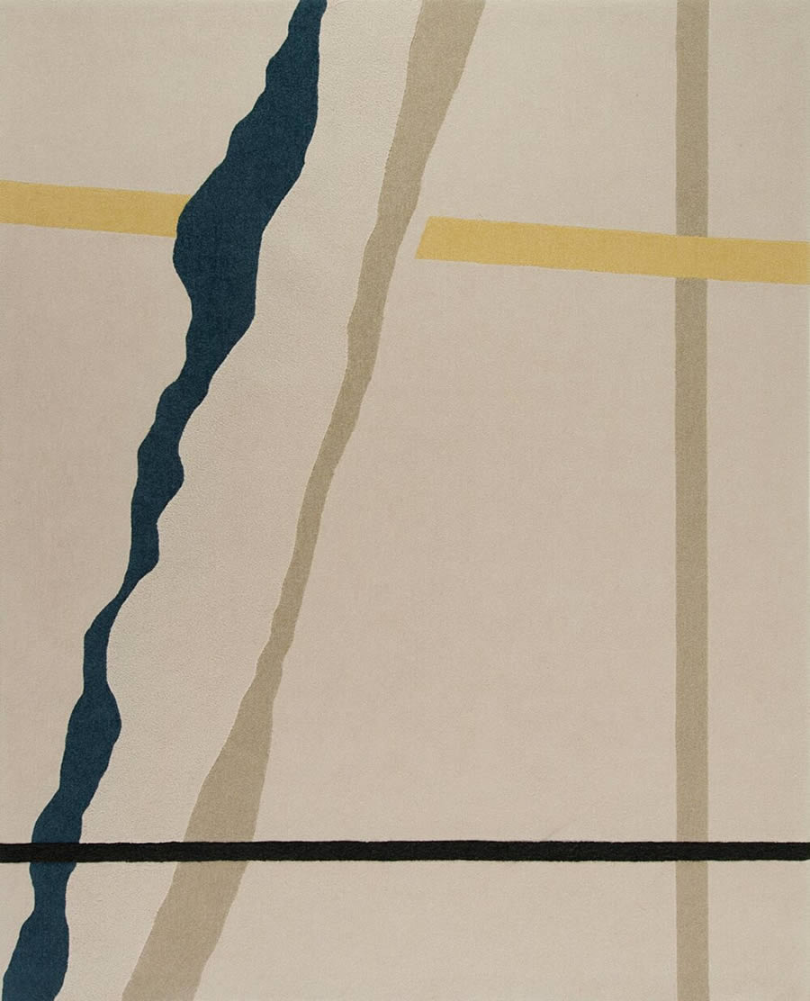 现代新中式简单纹理图案地毯贴图