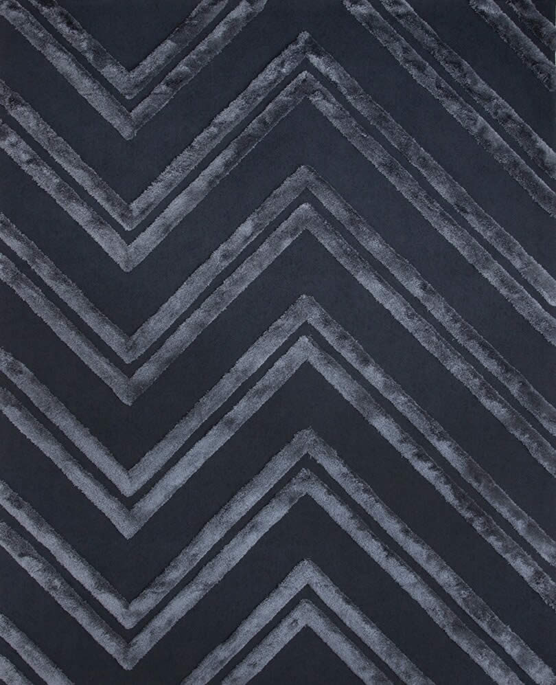 现代深灰色几何条纹加丝图案地毯贴图