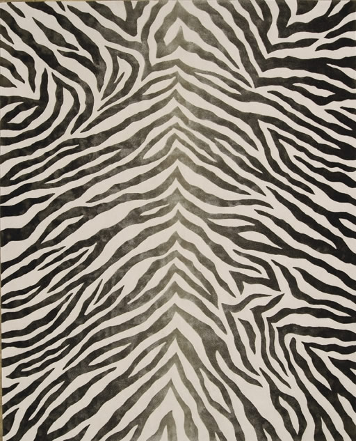 现代美式斑马纹理图案地毯贴图