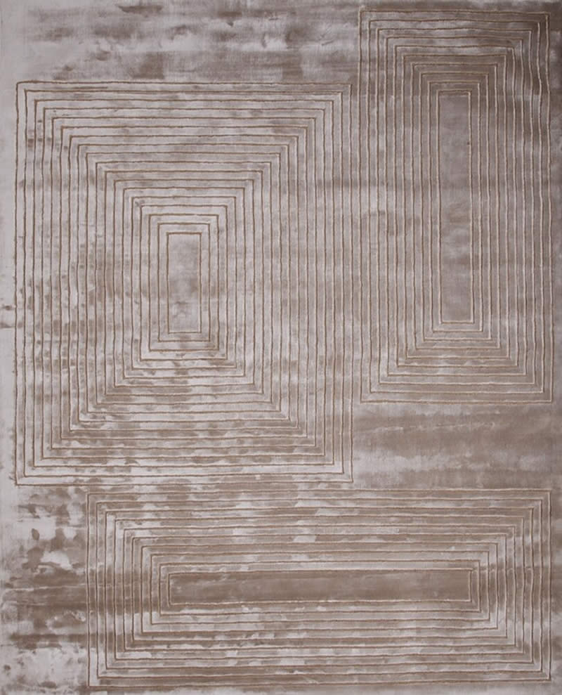 现代新中式几何线条纹理图案地毯贴图