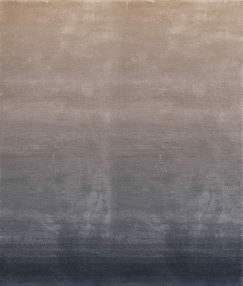 新中式咖灰墨色渐变图案地毯贴图