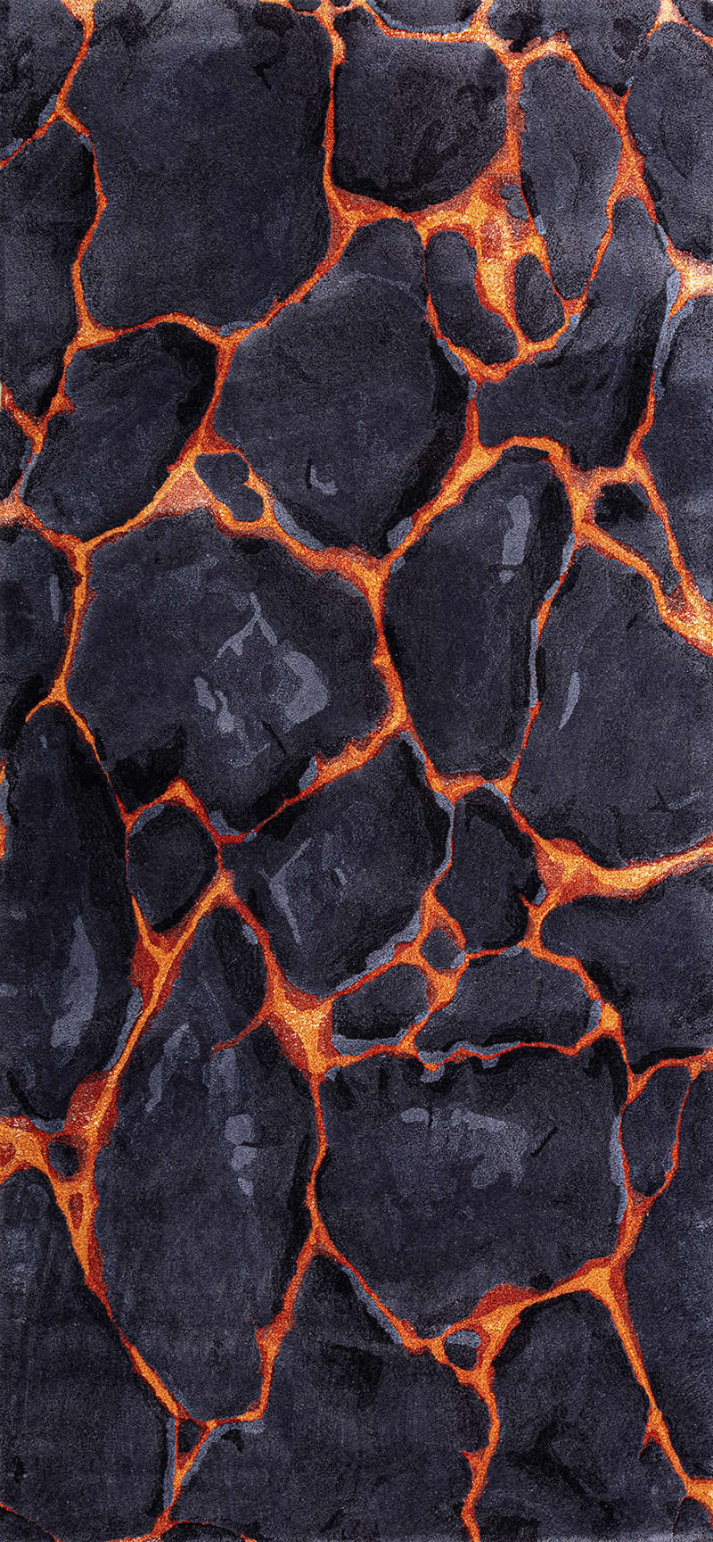 现代轻奢岩浆岩石图案地毯贴图
