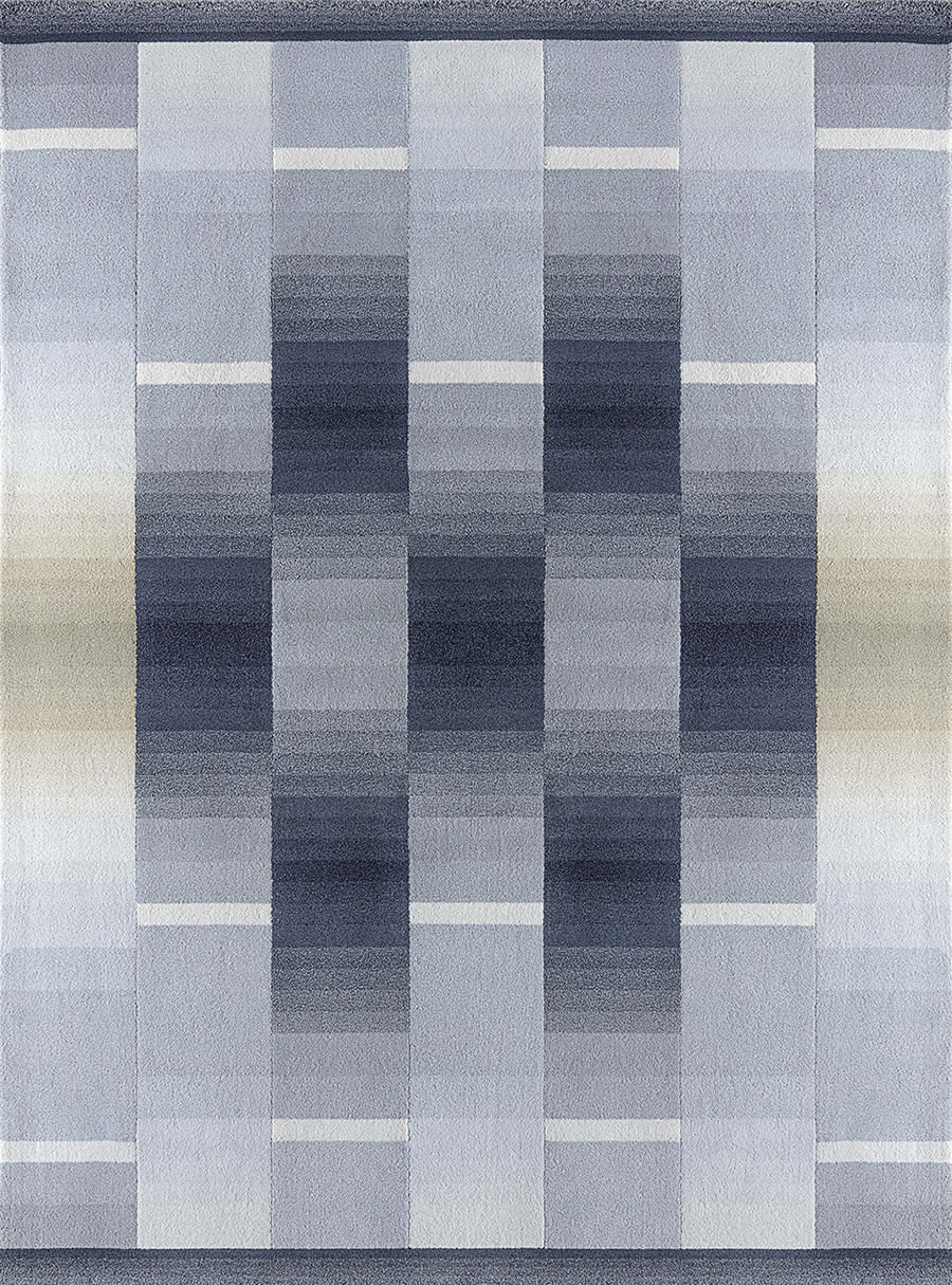现代简约冷灰色简单几何图案地毯贴图
