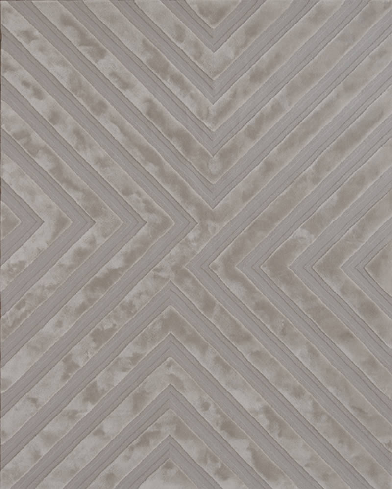 新中式简约浅灰色几何高低纹理图案地毯贴图