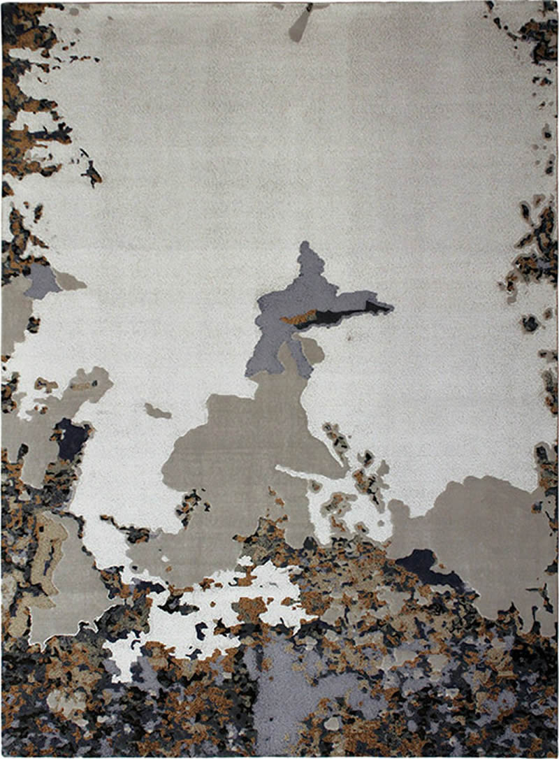 新中式意境抽象图案地毯贴图