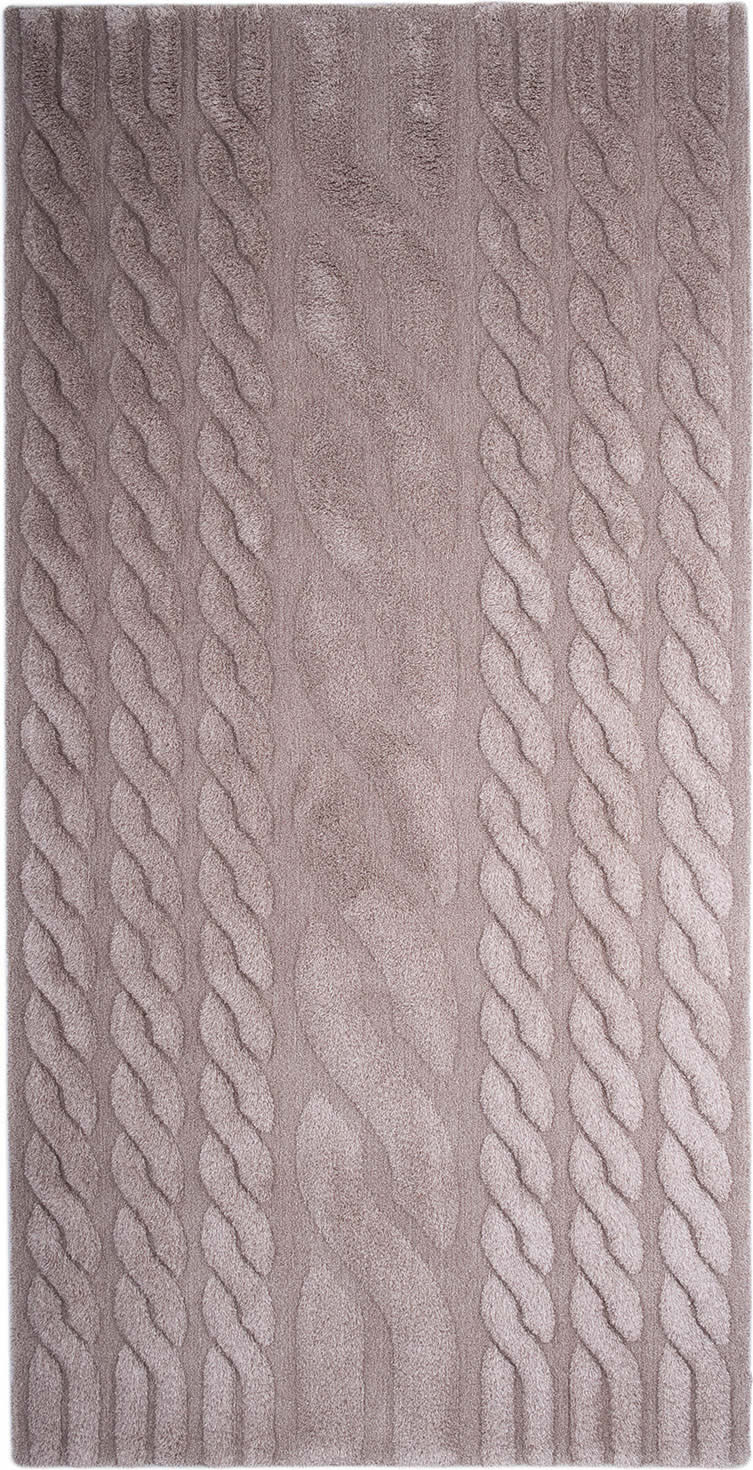 现代新中式灰色绳纹图案地毯贴图