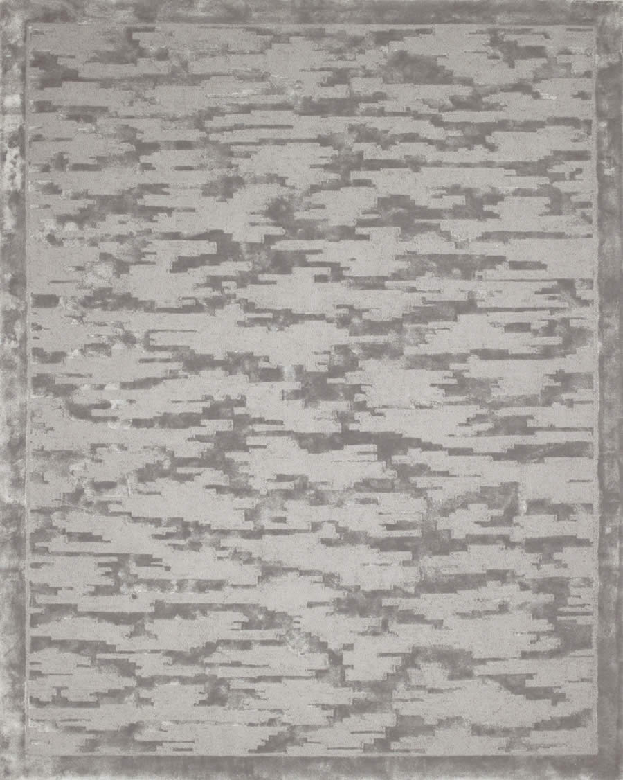 新中式灰色不规则几何纹理图案地毯贴图