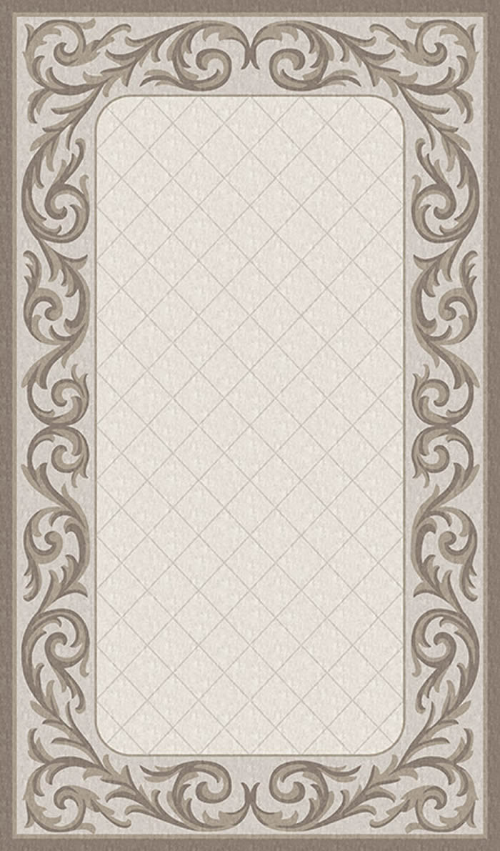 现代美式简单浅色花纹图案地毯贴图
