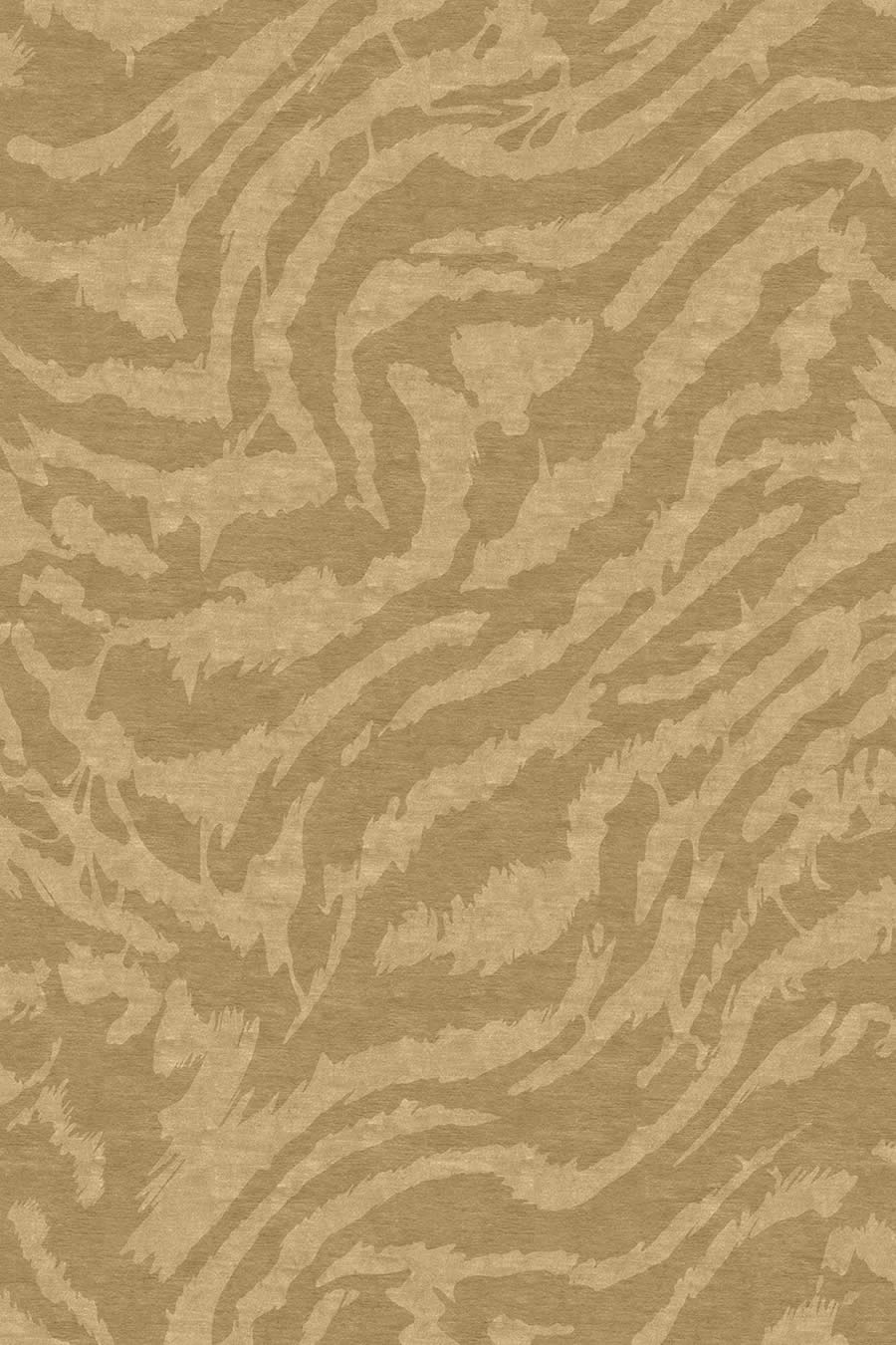 现代简约土黄色虎纹图案地毯贴图