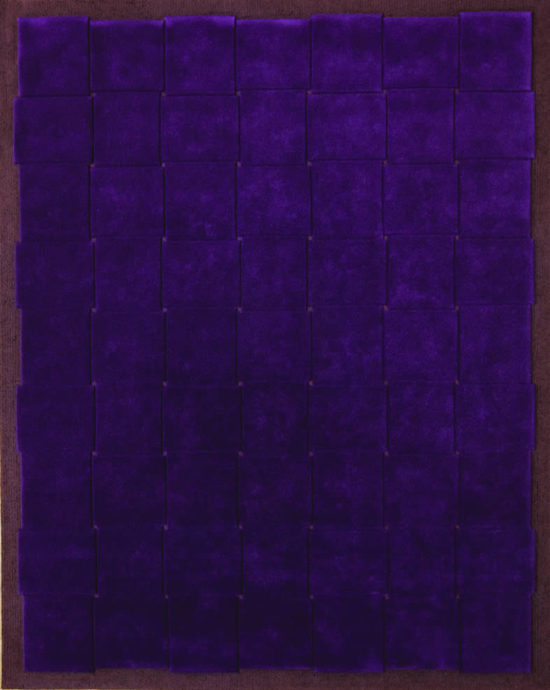 现代新中式紫色格子图案地毯贴图