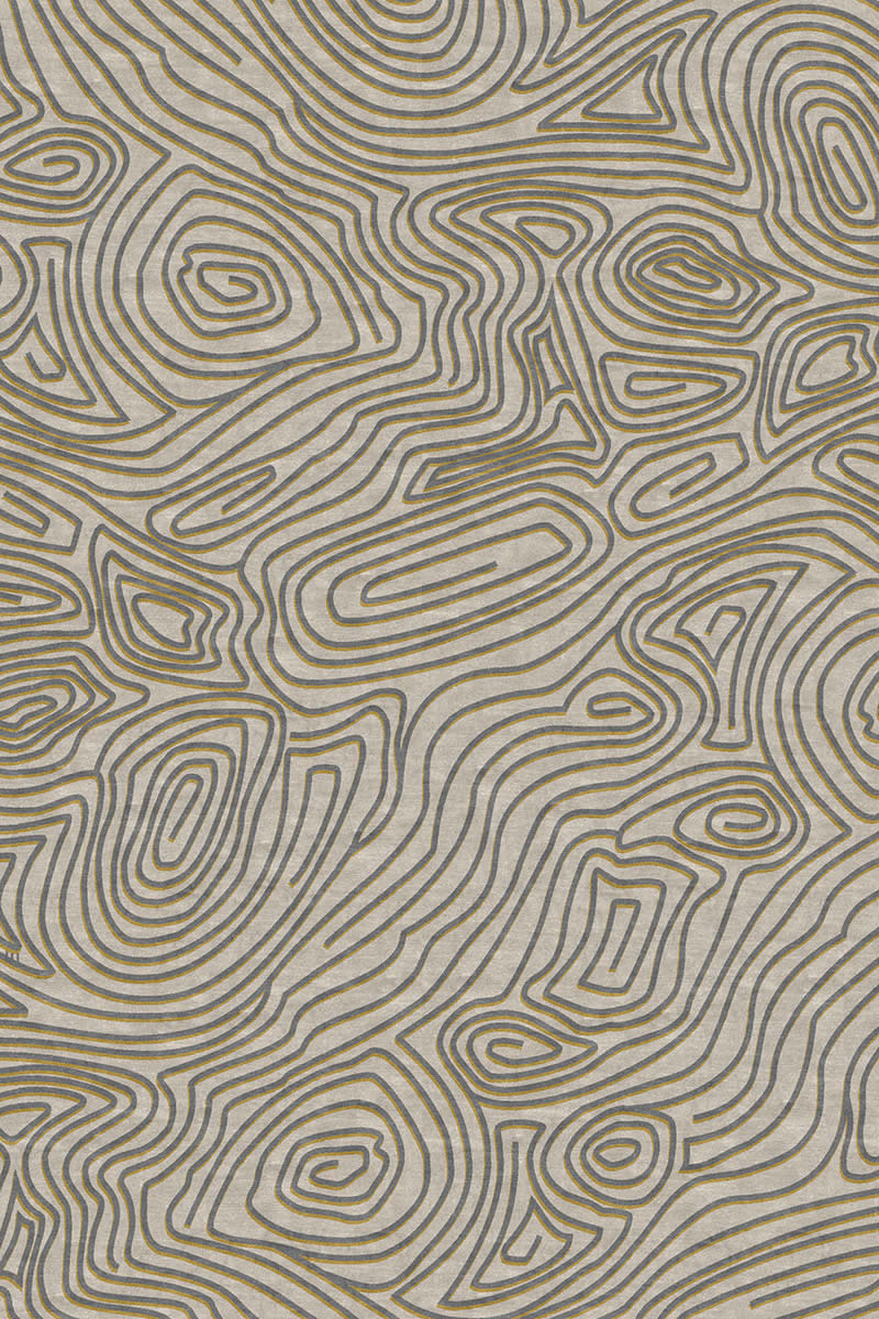 新中式意境梯田纹理图案地毯贴图