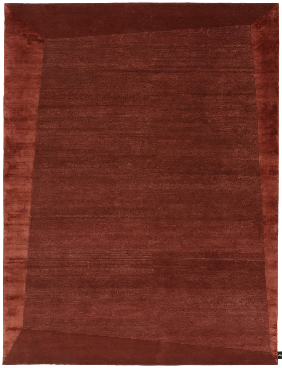 现代简约暗红色素色色块图案地毯贴图