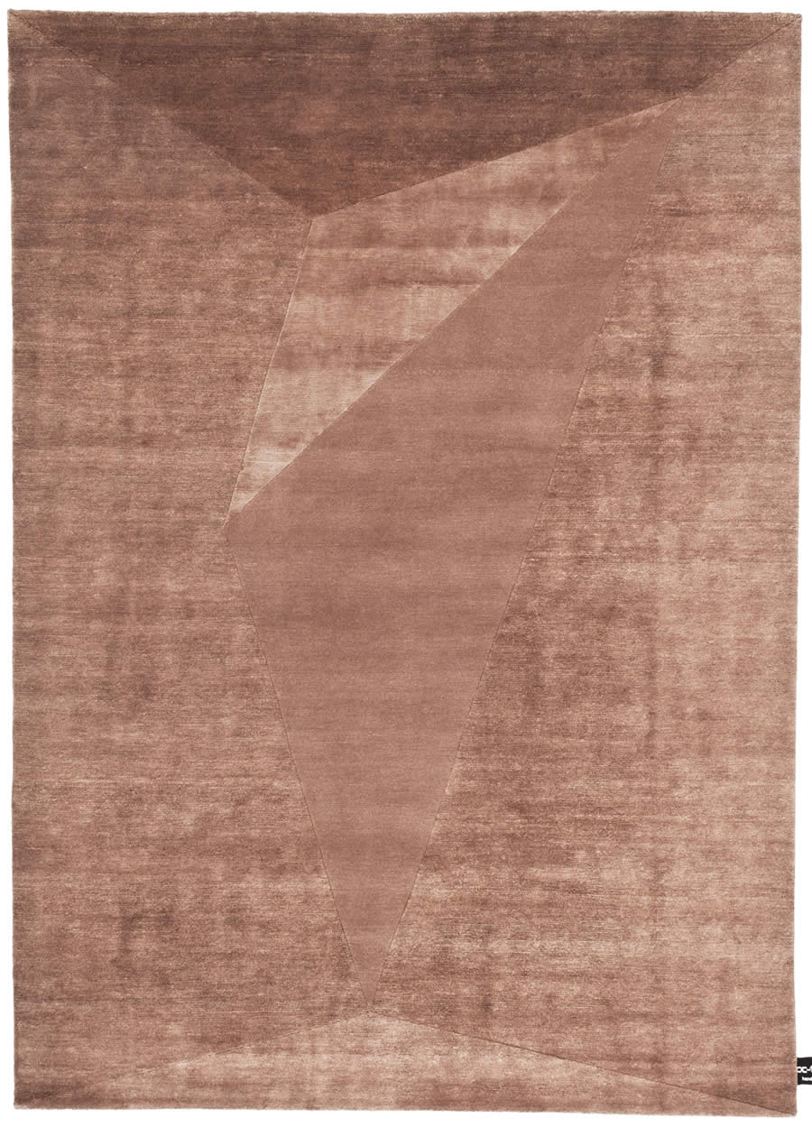 现代简约咖红色几何纹理图案地毯贴图
