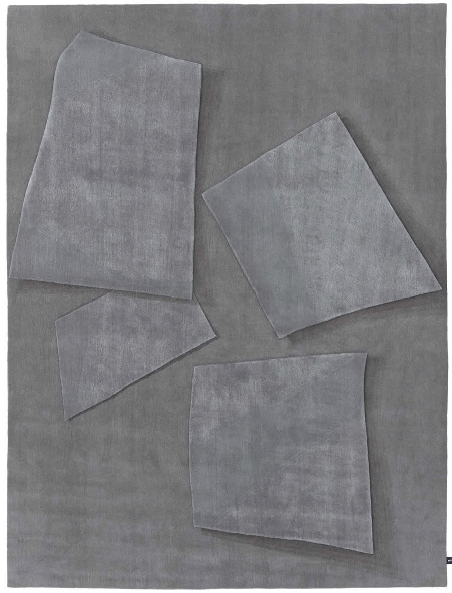 现代简约灰色创意图案地毯贴图