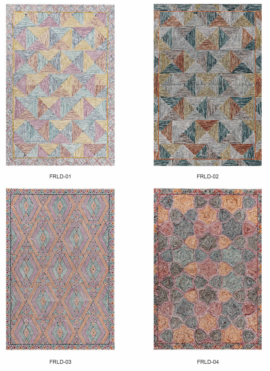 幻境系列——印度进口手工编织羊毛地毯