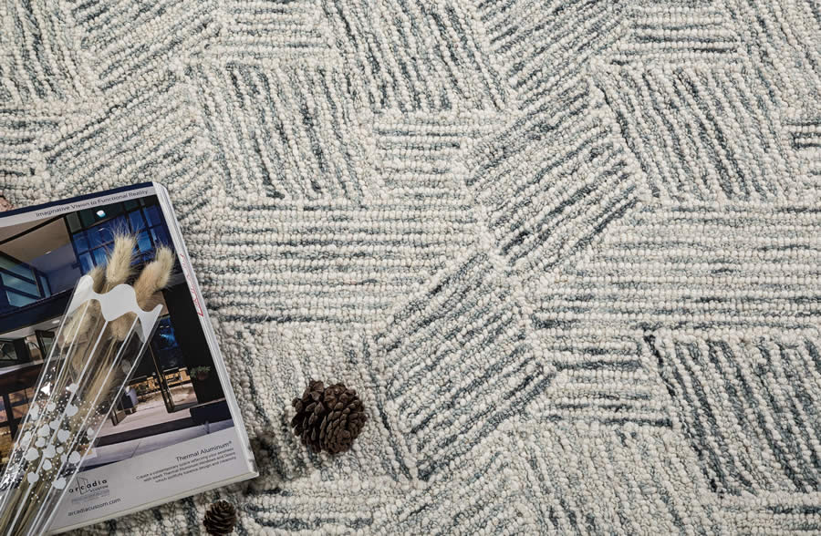 贝壳系列——印度手工羊毛地毯