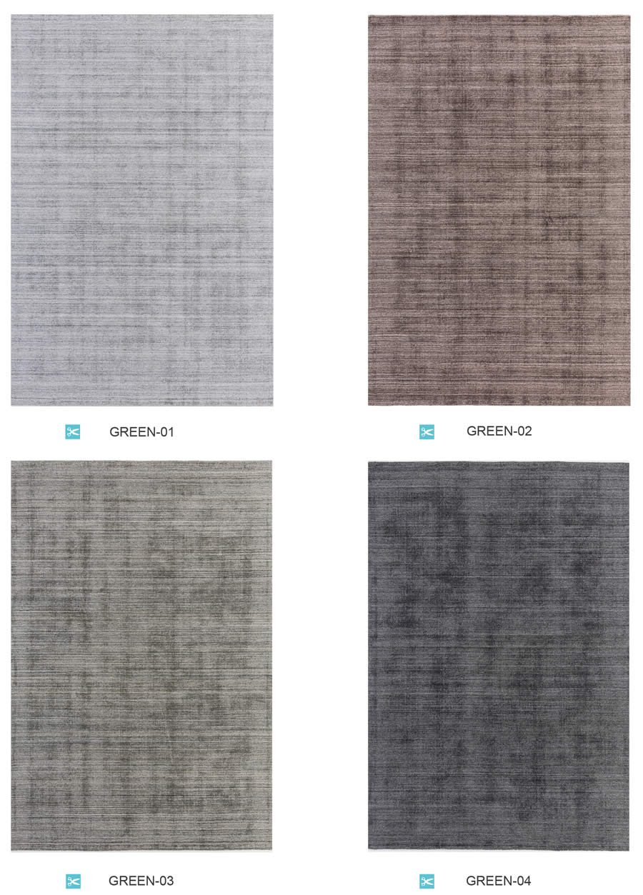 格林系列——印度手工羊毛加丝地毯