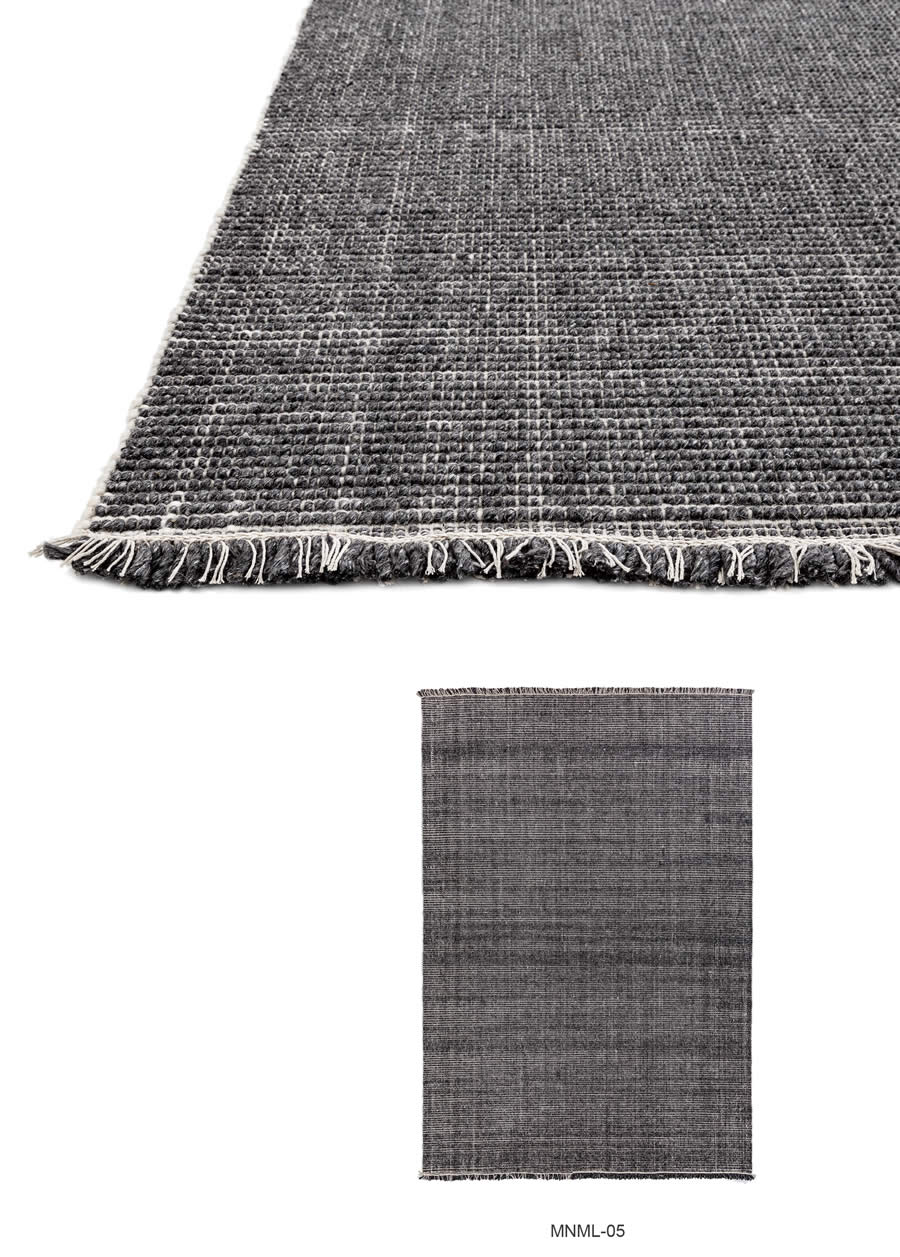 素几系列——印度手工羊毛+棉地毯