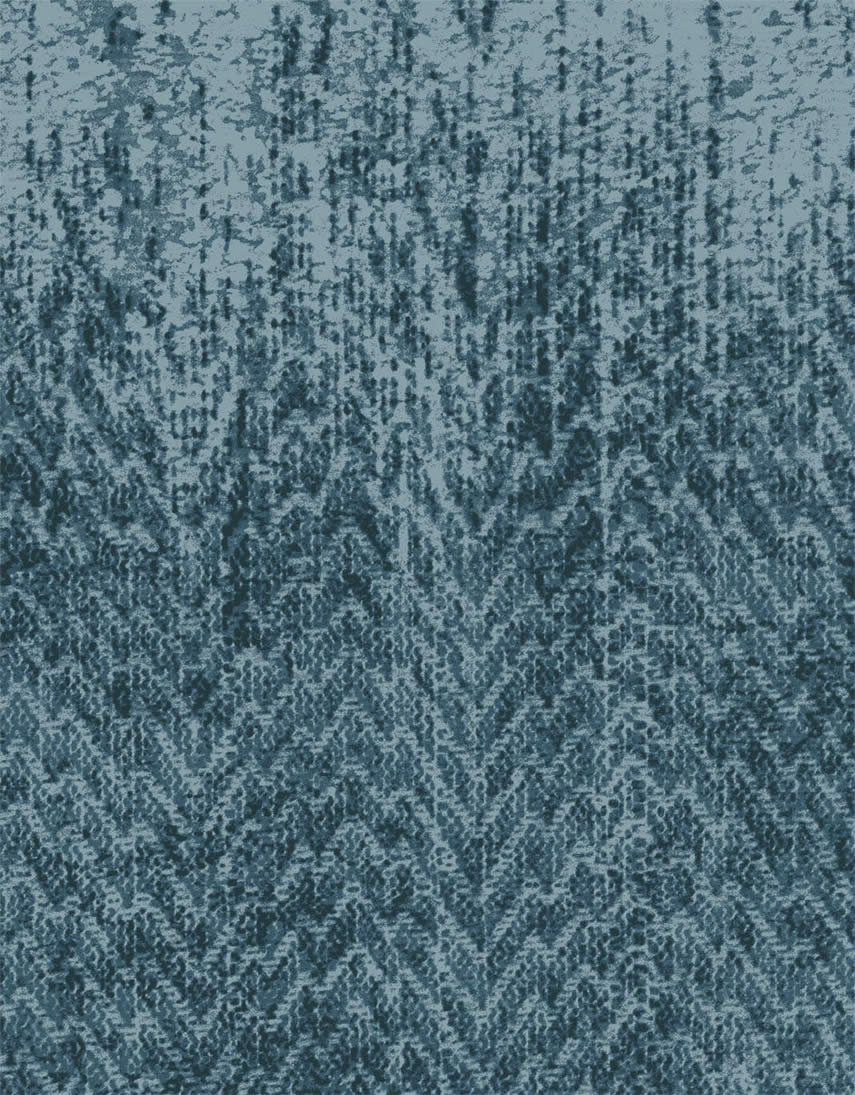 现代简约蓝灰色波纹渐变图案地毯贴图
