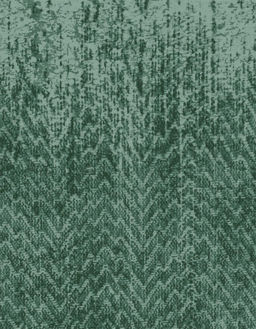 现代简约青绿色波纹渐变图案地毯贴图
