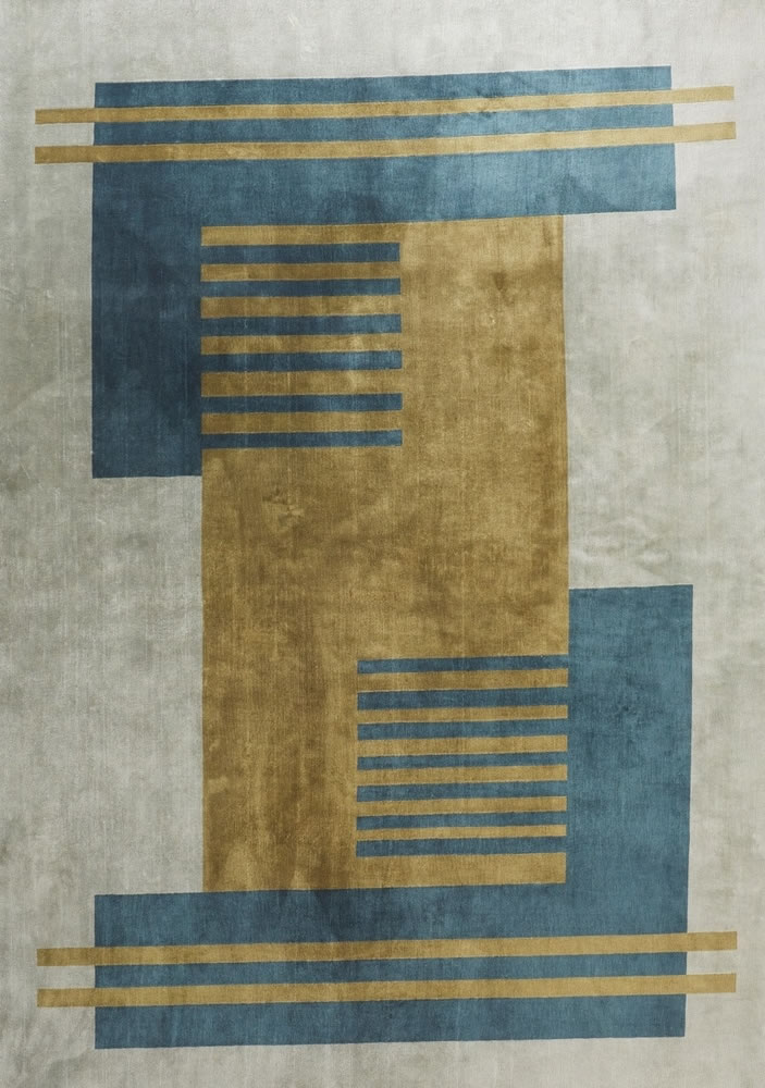 现代简单浅灰色几何图案地毯贴图