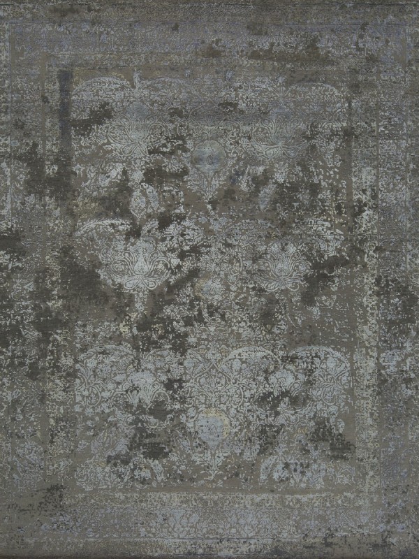 美式风格深灰色花纹地毯贴图