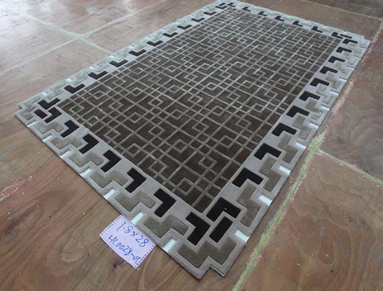 云织设高端定制地毯实物照案例