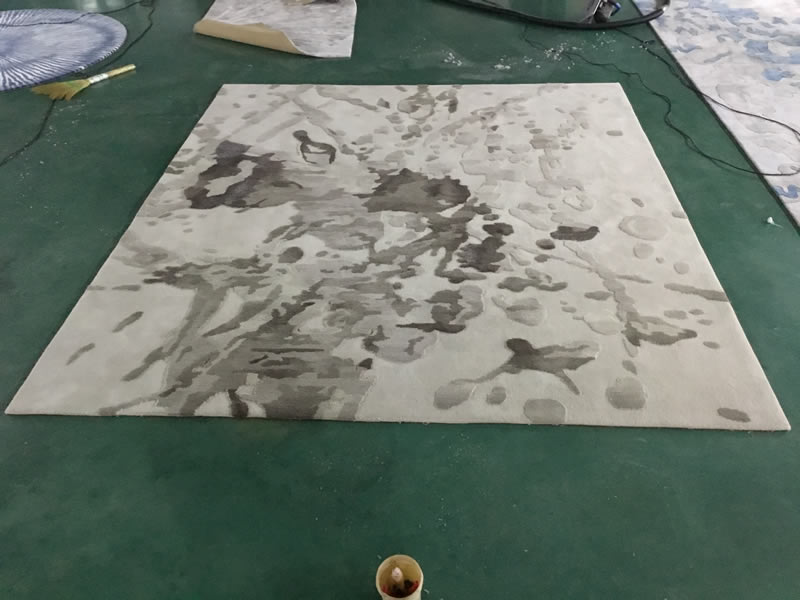 高端定制地毯客户案例实物照
