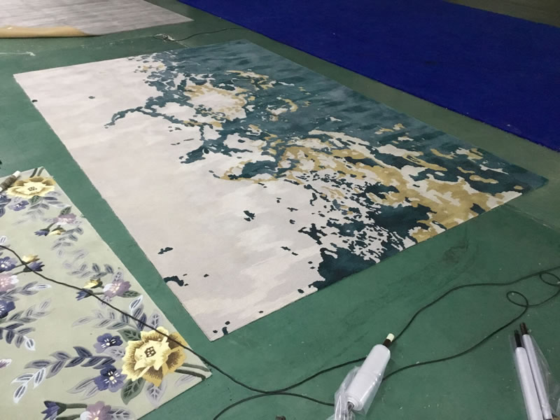 高端定制地毯客户案例实物照