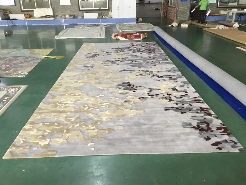 高端定制地毯客户案例实物照
