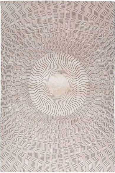 美式法式太阳抽象纹理图案地毯贴图