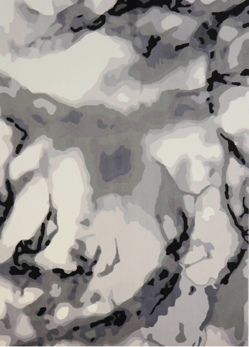 新中式深浅黑灰色抽象图案地毯贴图